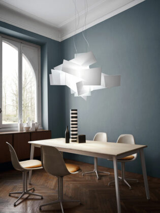 basic-fot ΦΩΤΙΣΤΙΚΟ BIG BANG BIANCO SUSPENSION FOSCARINI