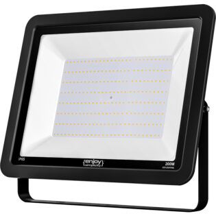   LED Eξωτ/κος Φωτισμός EL197926 | LED FloodLight black IP65|200W|6500k|16000lm|445x345xh35mm|enjoySimplicity™