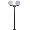 atc Avide Outdoor Post Lamp Sunset LED 1.5W WW 500mm IP44 Satin Nickel