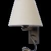 Heronia Φωτιστικό επιτοίχιο AH-01 2L HAT LED BR-BEIGE