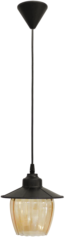 Heronia Φωτιστικό κρεμαστό AP-98Κ BLACK
