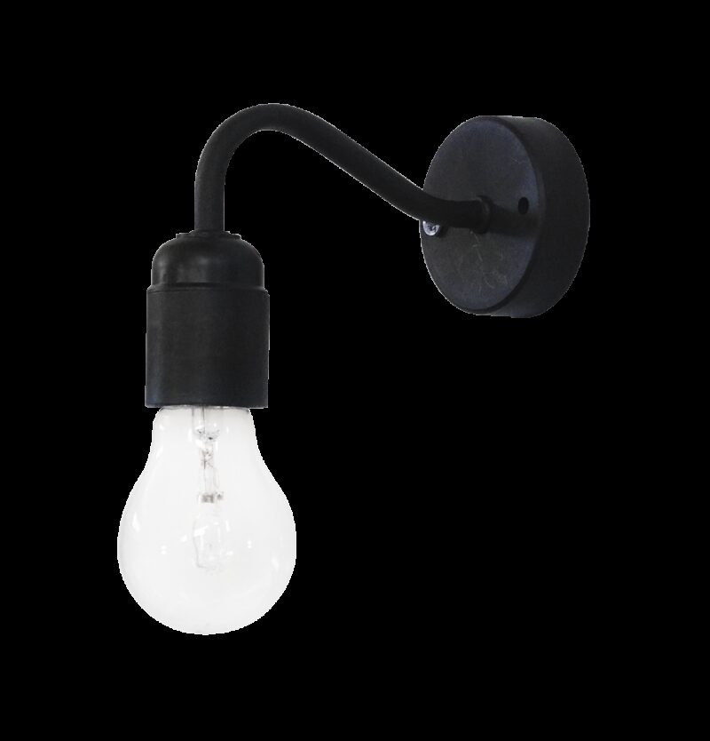 Φωτιστικό τοίχου / απλίκα AS-25 AP  BLACK