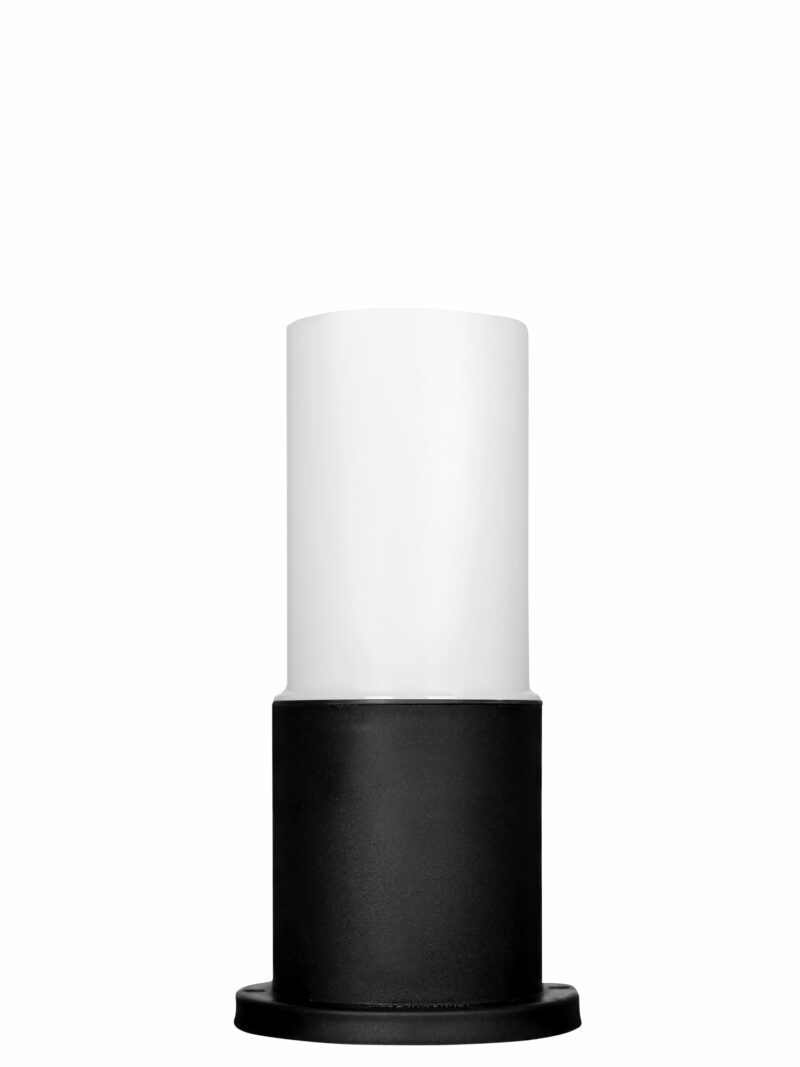 Δαπέδου μοντέρνο κυλινδρικό πλαστικό  D-270 BLACK