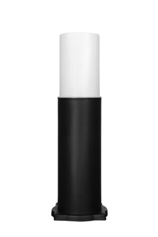 Heronia Εδάφους μοντέρνο κυλινδρικό πλαστικό  D-271 BLACK H35cm