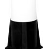 Εδάφους μοντέρνο κυλινδρικό πλαστικό  D-281 BLACK H35cm