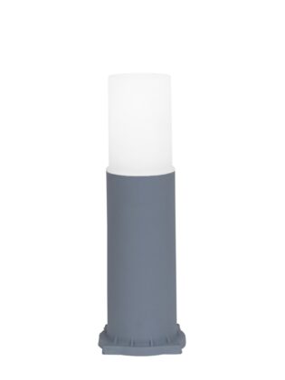 Heronia Δαπέδου μοντέρνο κυλινδρικό πλαστικό  D-271 GREY H35cm