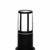 Εδάφους μοντέρνο κυλινδρικό πλαστικό plegma  D-270K BLACK
