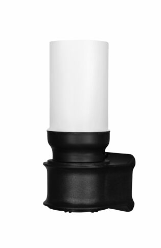 Heronia Επιτοίχιο εξωτερικό φωτιστικό πλαστικό D-272 BLACK