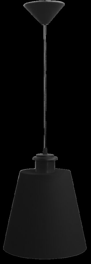 Heronia Κρεμαστό φωτιστικό FUN-03 1L BLACK