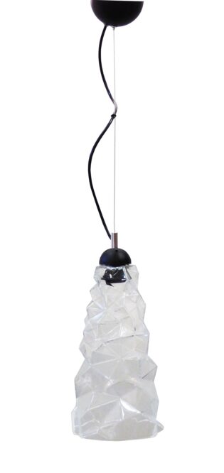 Heronia Κρεμαστό φωτιστικό GL-5030/18 1L TRANSPARANTE  ICE