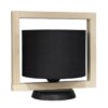 HKF-03PR ΠΟΡΤΑΤΙΦ WOOD ΜΑΥΡΟ-NATURAL Ε/27 ΑΜΠΑΖΟΥΡ