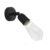 Fotonio Φωτιστικό τοίχου KA-01KEY 1L BLACK Heronia Φωτιστικό τοίχου KA-01KEY 1L BLACK