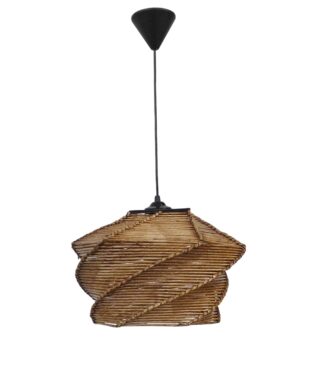 OSAKA  -B- 1L BROWN ΚΡΕΜΑΣΤΟ ΦΩΤΙΣΤΙΚΟ ARTIFICIAL BAMBOO