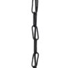 Heronia Κρεμαστό φωτιστικό μεταλλικό LAMA/18  1/L CHAIN BLACK