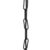 Heronia Κρεμαστό φωτιστικό μεταλλικό LAMA/18  1/L CHAIN BLACK