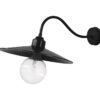 Aca-Lighting ^ΛΕΥΚΟ ΕΠΙΤΟΙΧΟ ΦΩΤΙΣΤΙΚΟ CELIA H 1XE27 IP44 ΜΕ ΔΙΑΦΑΝΟ ΓΥΑΛΙ