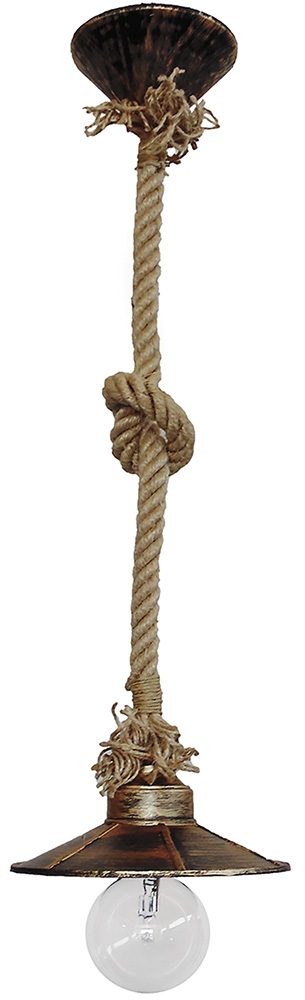 Heronia Κρεμαστό φωτιστικό LP-150K-S- ROPE UT-BRONZE