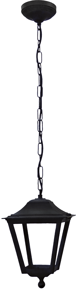 Heronia Φωτιστικό Κρεμαστό LP-352K CHAIN BLACK