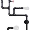 Industrial οροφής-τοίχου PP-27 ART 6/L TAP COUNTER BLACK