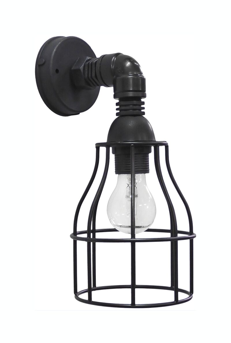 Φωτιστικό επιτοίχιο / απλίκα PP-27AP/FUN-10  90  1/L  BLACK