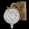 Φωτιστικό τοίχου ROPE-WOOD R-520AP WHITE-BRONZE