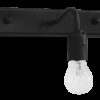 Φωτιστικό ράγα 3φωτη  AS-25ΑΡ 3/L RAGA BLACK ΑΠΛΙΚΑ ΜΕΤΑΛΛΙΚΗ