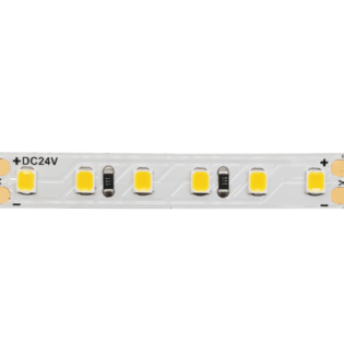 Aca-Lighting ^LED SMD STRIP 24V DC 14.4W/M 3000K 1600LM/M IP20 8MM CRI80 OSRAM 2835 120LEDS/M 3SDCM 5M REEL5YRS