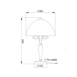 Aca-Lighting ΠΟΡΤΑΤΙΦ ΜΕΛΙ ΓΥΑΛΙ – ΜΕΤΑΛΛΟ ΚΑΦΕ ΧΡΥΣΟ 1ΧΕ27 ELECTRA