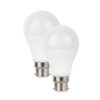 LED SMD B22 A60 7W 3000K 230V AC 560LM RA80 30000H 270° DUO PACK