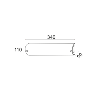 Aca-Lighting ΑΠΛΙΚΑ 2X40W E14 11X9X35cm MAN