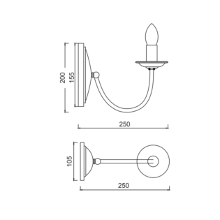 Aca-Lighting ΕΠΙΤΟΙΧΙΟ Φ/Σ 1ΧΕ14 ΜΕΤΑΛΛΙΚΟ ΠΑΤΙΝΑ ΠΡΑΣΙΝΟ 25Χ15,5Χ20CM ACCRA