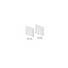 SET OF METAL END CAPS FOR P235, 2 PCS WITHOUT HOLE