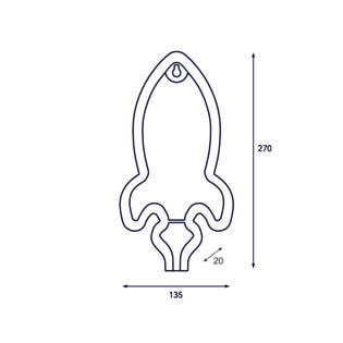 Aca-Lighting ΠΥΡΑΥΛΟΣ, 87 NEON LED ΛΑΜΠΑΚΙΑ ΜΕ ΜΠΑΤΑΡΙΑ (3xAA)/USB, WW, IP20, 13.5x2x27cm