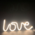 LED Neon LOVE, 118 NEON LED ΛΑΜΠΑΚΙΑ ΜΕ ΜΠΑΤΑΡΙΑ (3xAA)/USB, WW, IP20, 35.5x2x13cm