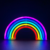 Επιτραπέζια ΟΥΡΑΝΙΟ ΤΟΞΟ, 80 NEON LED ΛΑΜΠΑΚΙΑ ΜΕ ΜΠΑΤΑΡΙΑ (3xAA)/USB, RGB, IP20, 18x2x30cm