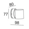 ΣΠΟΤ LED 3X1W IP44 - Image 2