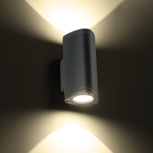 Επιτοίχια και Χωνευτά LED HP WALL LUMINAIRE 6W 300LM 50° 230V AC 3.000K DARK GREY CRI80 IP54 30.000HRS