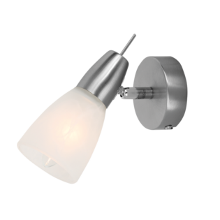 Aca-Lighting ΣΠΟΤ Ι ΓΥΑΛΙ ΝΙΚΕΛ ΜΑΤ 40W E14 KAMET