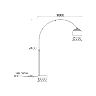 Aca-Lighting ΔΑΠΕΔΟΥ ΛΕΥΚΟ ΜΑΡΜΑΡΟ ΚΑΙ ΧΡΩΜΙΟ ΚΑΠΕΛΟ 1 Χ Ε27 MATILDA