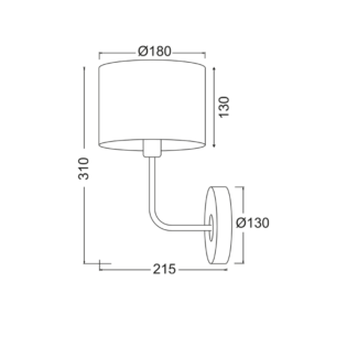 Aca-Lighting ΕΠΙΤΟΙΧΙΟ Φ/Σ 1ΧΕ27 ΜΑΥΡΟ ΜΕΤΑΛΛ./ΑΜΠΑΖΟΥΡ+ΞΥΛΟ 22X18ΧΗ31CM YASMINE