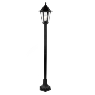 Κολωνάκια 6S PLASTIC FLOOR GARDEN BLACK LUMINAIRE 100CM E27 IP44