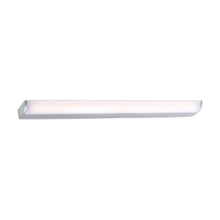 Aca-Lighting ^ΕΠΙΤΟΙΧΟ Φ/Σ LED 12W 3000K 780LM ΑΣΗΜΙ ΑΛΟΥΜΙΝΙΟ IP44 57X7X4CM KLARA