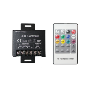 Aca-Lighting POWER RGB LED CONTROLLER 20A 240W/12V 480W/24V & RF REMOTE
