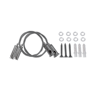 Aca-Lighting HANGING KIT FOR PROFILE WITH 1PC STEEL WIRE 2m & INSTALLATION ACCESSORIES