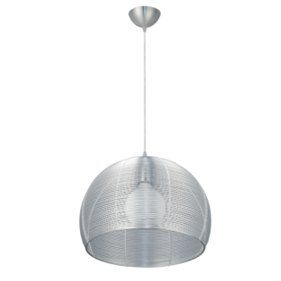 Aca-Lighting ΚΡΕΜΑΣΤΟ 1Χ100W ΠΛΕΓΜΑ Ε27 ZINC