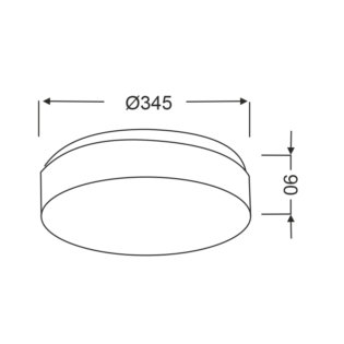 Aca-Lighting ΠΛΑΦΟΝΙΕΡΑ ΛΕΥΚΟ ΓΥΑΛΙ 2x40W Φ34 PARFAIT