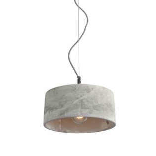 Aca-Lighting ΚΡΕΜΑΣΤΟ ΦΩΤΙΣΤΙΚΟ 1ΧΕ27 ΤΣΙΜΕΝΤΟ Φ32xH18cm ELVIS