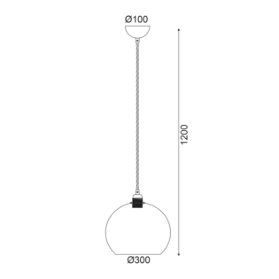 Aca-Lighting ΚΡΕΜΑΣ Φ/Σ 1ΧΕ27 ΔΙΑΦΑΝ ΓΥΑΛ+ΧΡΥΣΗ ΜΕΤΑΛ.ΑΝΑΡΤΗΣΗ Φ30ΧΗ120CM PYTHIA