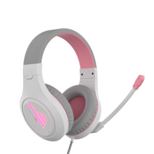 atc Meetion MT-HP021 Gaming Ακουστικά Άσπρο + Ρόζ