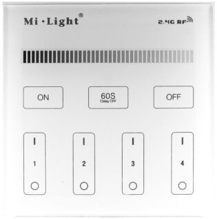 atc Avide LED Ταινία 12V Ντίμερ 4 Ζωνών RF Χωνευτό /AC180-240V/ Αφής